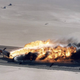 Ilustración para el artículo titulado El día que la NASA estrelló un Boeing 720 en el desierto de Mojave cargado de combustible